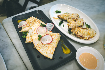 Chicken Cordon Bleu Quesadillas