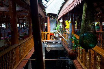 Muteara Restaurant. Panyee fishing village. Phang Nga Bay, Andaman Sea, Thailand, Asia