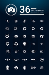 a set of Monochrome Logo for Photography purpose.