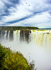 Fototapeta premium The waterfall on the Parana River