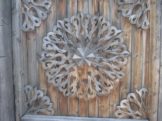 antique and ornament wood carving