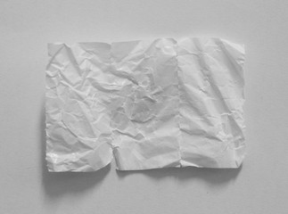 crumpled paper