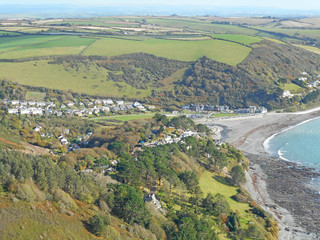 Fototapeta na wymiar Coast of South Cornwall