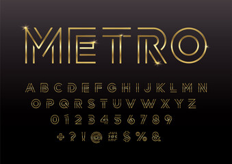 Modern abstract alphabet © FotoGraphic