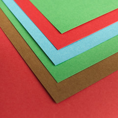 Fototapeta premium Colourful Papers In Abstract Forms
