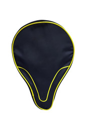black case for table tennis racket isolated on white background