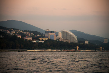 Fototapeta premium black sea coast, Sochi.