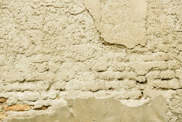 Old painted  brick wall background texture
