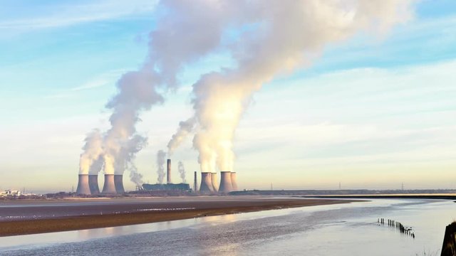 Coal Fired Power Station, Fiddlers Ferry, England