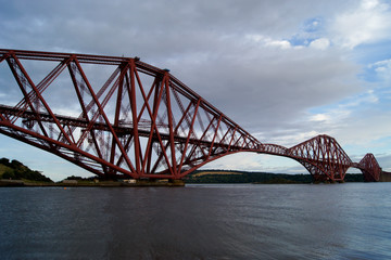 Forth railway bridge in Scotland, going over the firth of forth