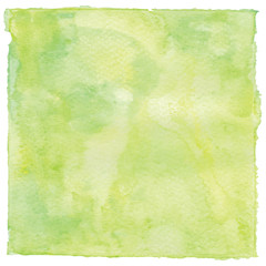 Green and yellow watercolor background