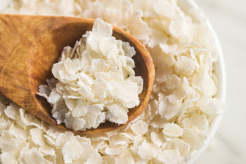 Cereal rice flakes.