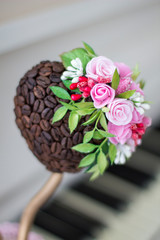 Coffee Topiary Piano