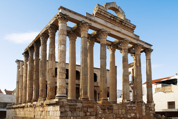 Temple of Diana,Merida,Spain