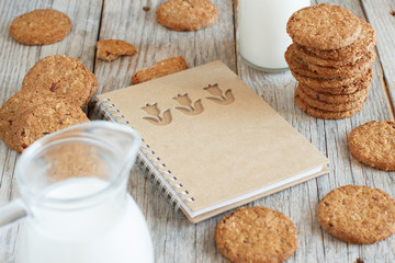 Homemade oatmeal cookies