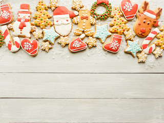 Christmas gingerbread cookies