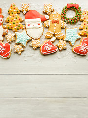 Christmas gingerbread cookies