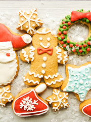 Christmas gingerbread cookies