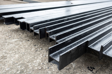 Construction materials steel for building a large structure or house