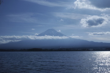 富士山と山中湖