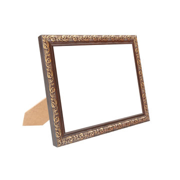 picture frame stand on white background.