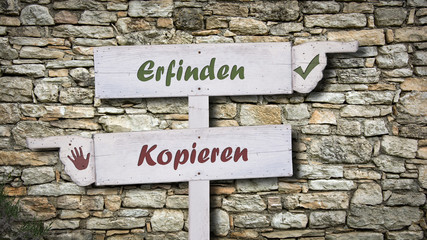 Schild 378 - Erfinden