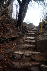 beautiful winter mountain nature