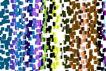 Abstract sparkling geometries in blue brown white green purple colors, abstract background