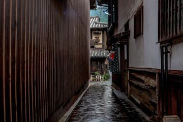 鞆の津の町並み