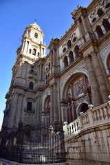 Fototapeta na wymiar Cathedral of Malaga. Andalusia, Spain