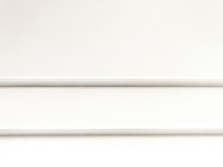 beautiful smooth white background decorated withe gap lines, top view of white step, white background separated parallel horizontal lines, pattern of white color background