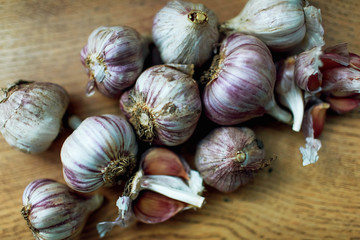 garlic and background Organic ingredient Spice Aromatic natural Object Vegetable eating Nutrition