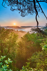 Sunrise at Red River Gorge, KY