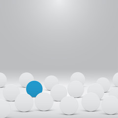 White template for websites or products, realistic vector illustration
