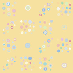 Seamless vector geometrical pattern with little hand drawn decorative elements. Graphic design, drawing illustration. Print for fabric, textil, wallpaper, wrapping, packaging. Doddle style, background