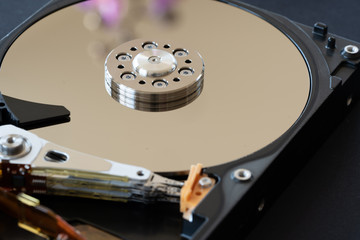 computer hard disk repair detail HDD