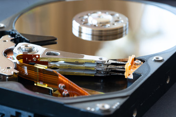 computer hard disk repair detail HDD