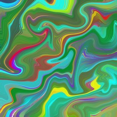 color mix, abstract marble painting, fashion print, natural background - Illustration