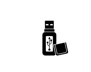 usb icon vector illustration