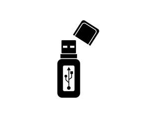 usb icon vector illustration