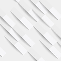 Abstract white background with folds and shadows, vector illustration