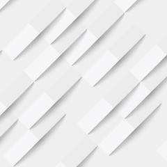 Abstract white background with folds and shadows, vector illustration