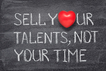 sell your talents heart