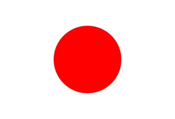 Japan flag. Japanese. Japan sun flag background.