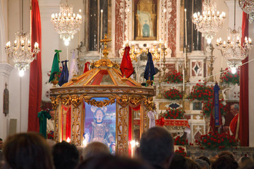 Cocchio nella Festa di Sant'Efisio a Cagliari (Sardegna) - Italia