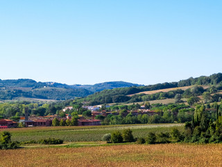 Fototapeta premium Hills, fields and meadows - typical views of Tuscany.