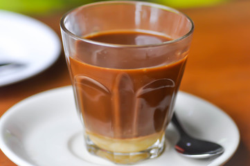 hot cocoa or hot coffee