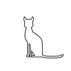 Cat icon. Vector illustration