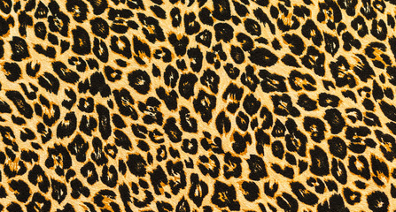 Bright and colorful leopard skin pattern background. Abstract fashion design. - obrazy, fototapety, plakaty