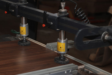 manual additive of furniture parts made of plate material